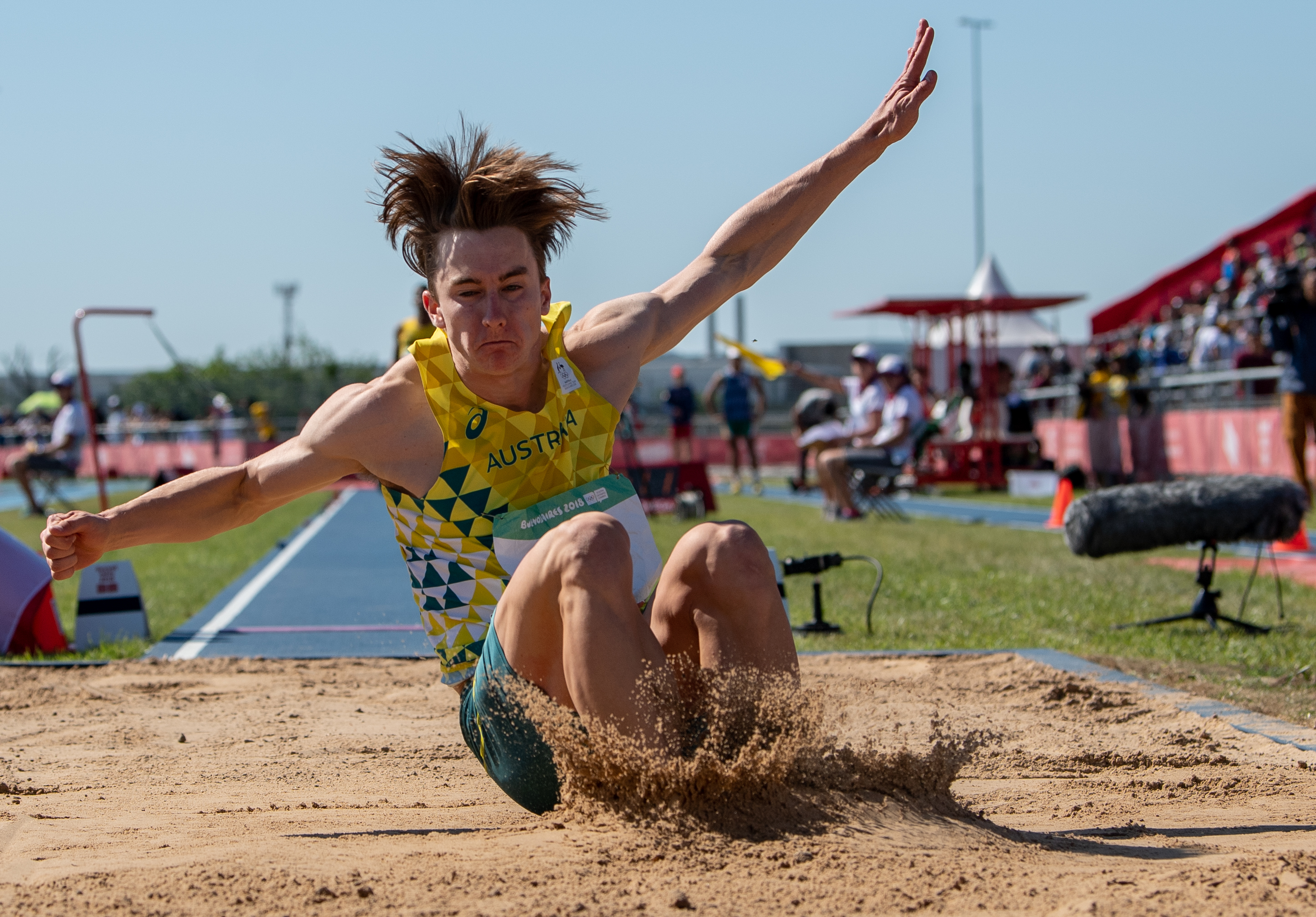Cuba wins latest chapter of long jump rivalry with Australia