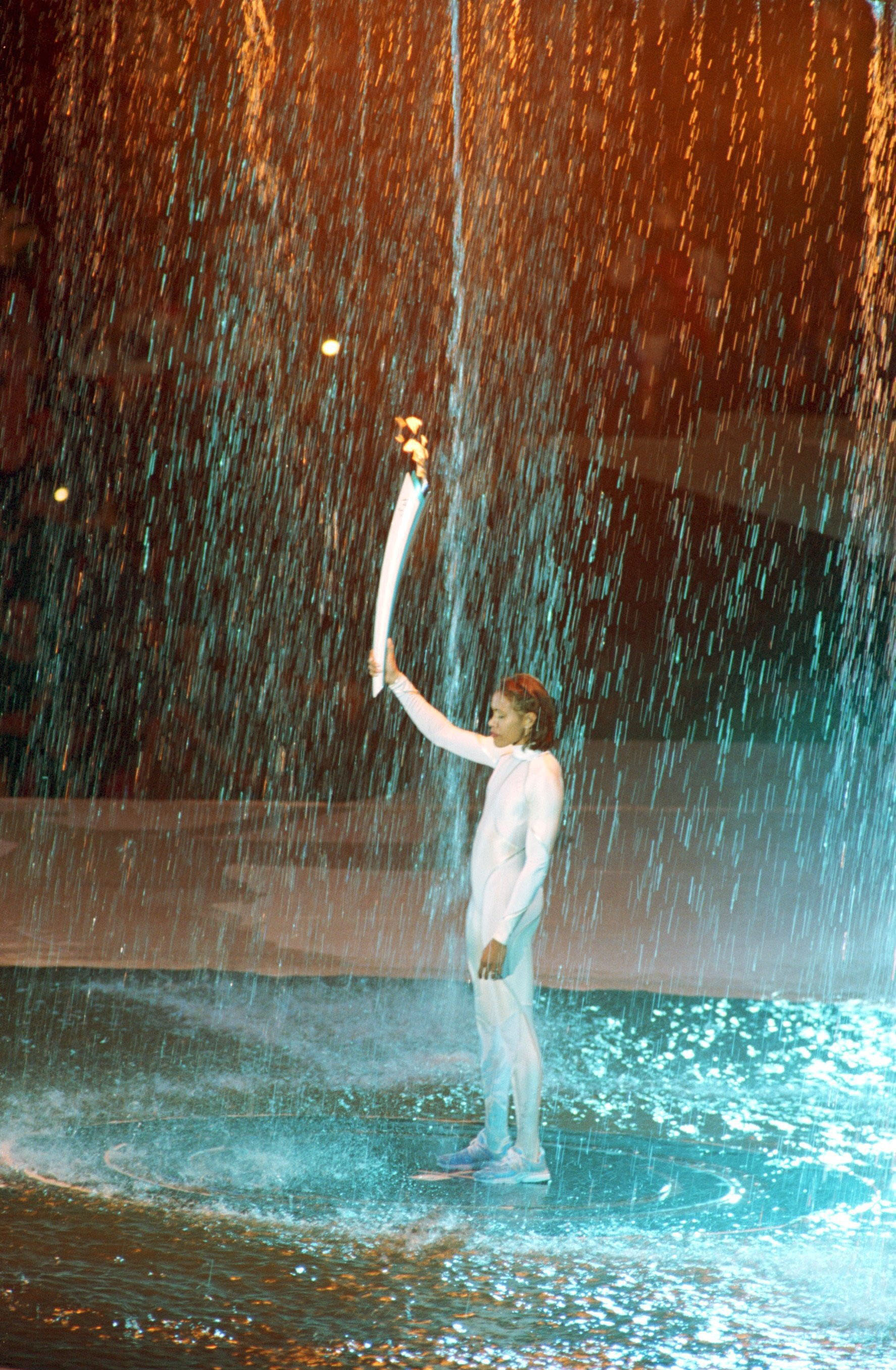 Sydney 2000 Opening Ceremony, Cathy Freeman