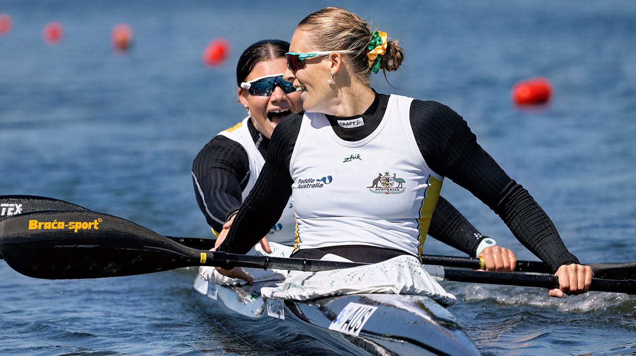 World Cup gold for canoe sprint kayakers Harlen and Drobot | Australian ...